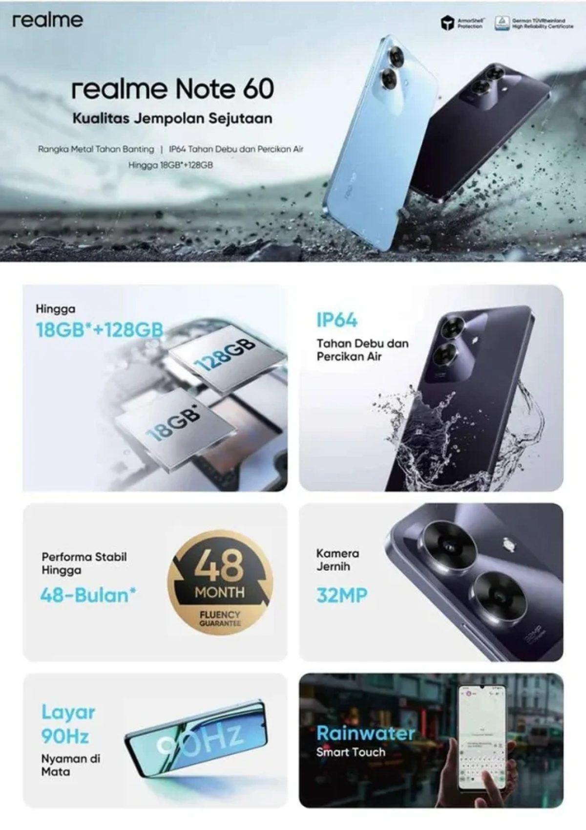 realme’nin Aşırı Uygun Fiyatlı Telefonu Note 60’ın Tüm Detayları Resmî Olarak Tanıtılmadan Ortaya Çıktı: İşte Özellikleri ve Fiyatı