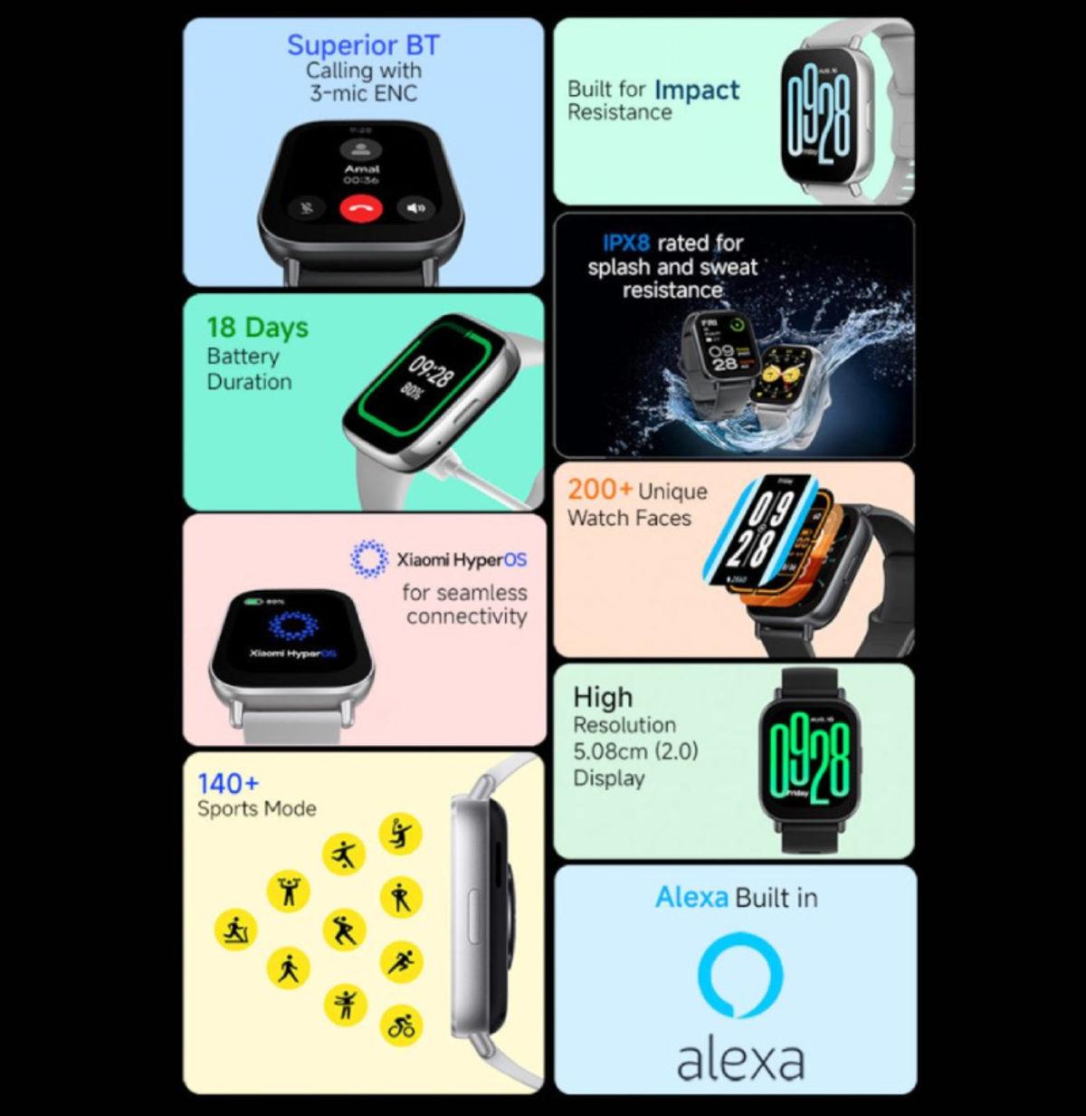 Xiaomi, Sudan Ucuz Fiyatıyla Yok Satacak HyperOS İşletim Sistemiyle Gelen Akıllı Saat Redmi Watch 5 Active’i Tanıttı!