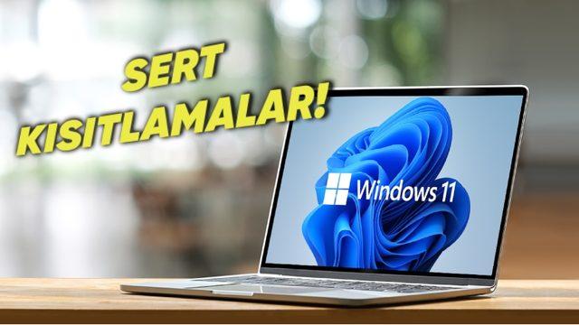 Windows 11’de Desteklenmeyen Donanımlar İçin Microsoft Sert Kısıtlamalar Getiriyor