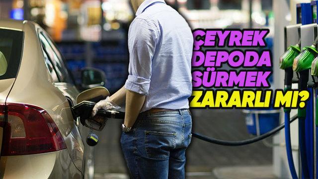 Arabayı Sürekli Çeyrek Depoda Kullanmak Gerçekten de Zararlı mı?