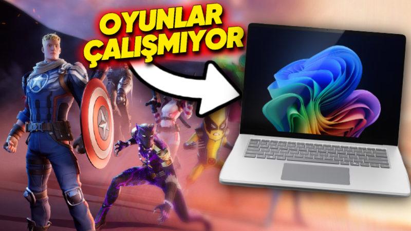Microsoft’un "En İyi Özelliklere Sahip" Dediği Yapay Zekâ Bilgisayarlarının Oyunları Düzgün Çalıştırmadığı Ortaya Çıktı