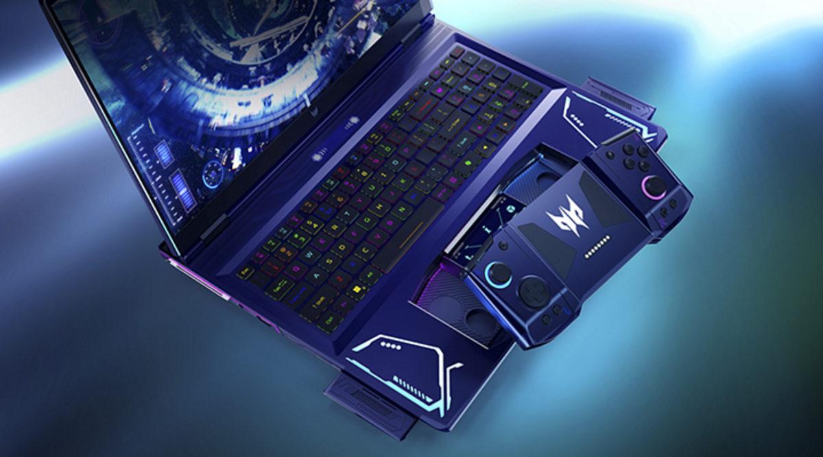 Acer’dan Kendi Gömülü Oyun Kolu Bulunan Uzaydan Gelmiş Gibi Görünen Tuhaf Konsept Oyun Bilgisayarı