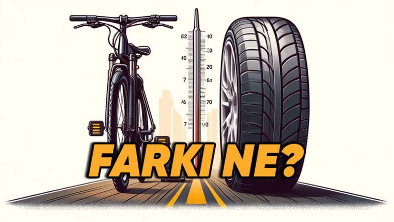 Bisiklet Tekerlekleri Otomobil Tekerleklerine Göre Daha İnceyken Nasıl Oluyor da Daha Yüksek Basınca İhtiyaç Duyuyor?