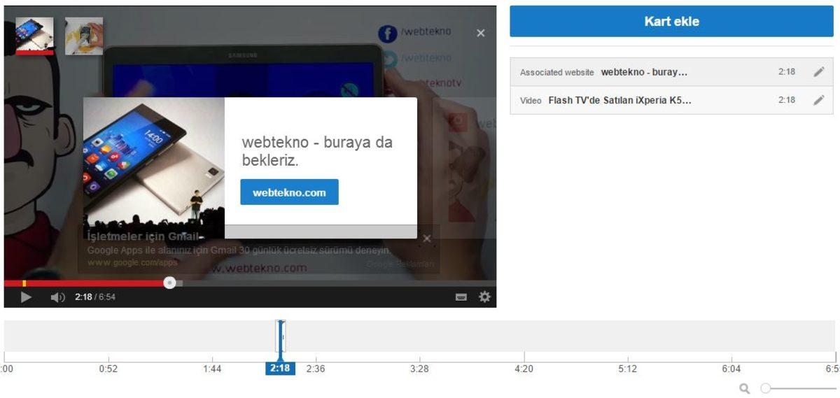 Youtube’a Gelen Yeni Özellik: Kartlar