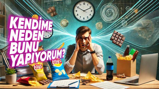 Stres Altında Neden Daha Çok Abur Cubur Tükettiğimizi Öğrenince Elinizi Hızlıca Cips Paketinden Çekeceksiniz!
