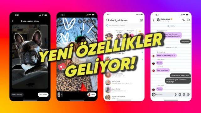 Instagram Gelen Kutusuna Yeni Özellikler Geliyor! Fotoğraf Düzenleme, Çıkartma Oluşturma ve Tema Özelliklerinde Değişiklik Olacak