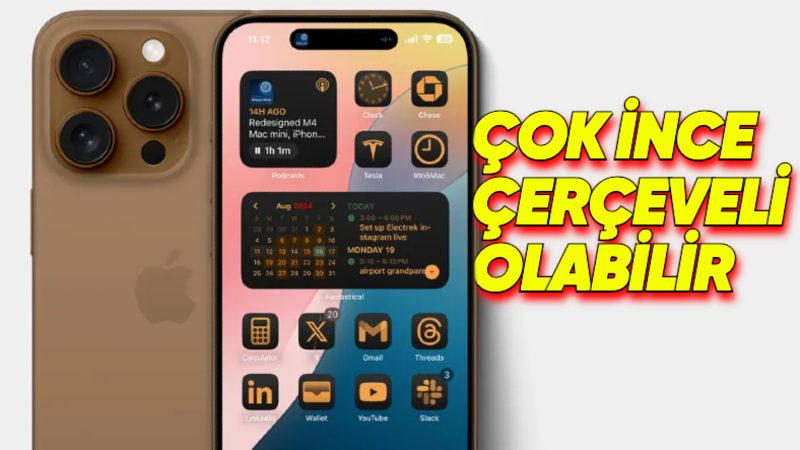 iPhone 16 Pro, Dünyanın En İnce Ekran Çerçevesine Sahip Telefonu Olacak