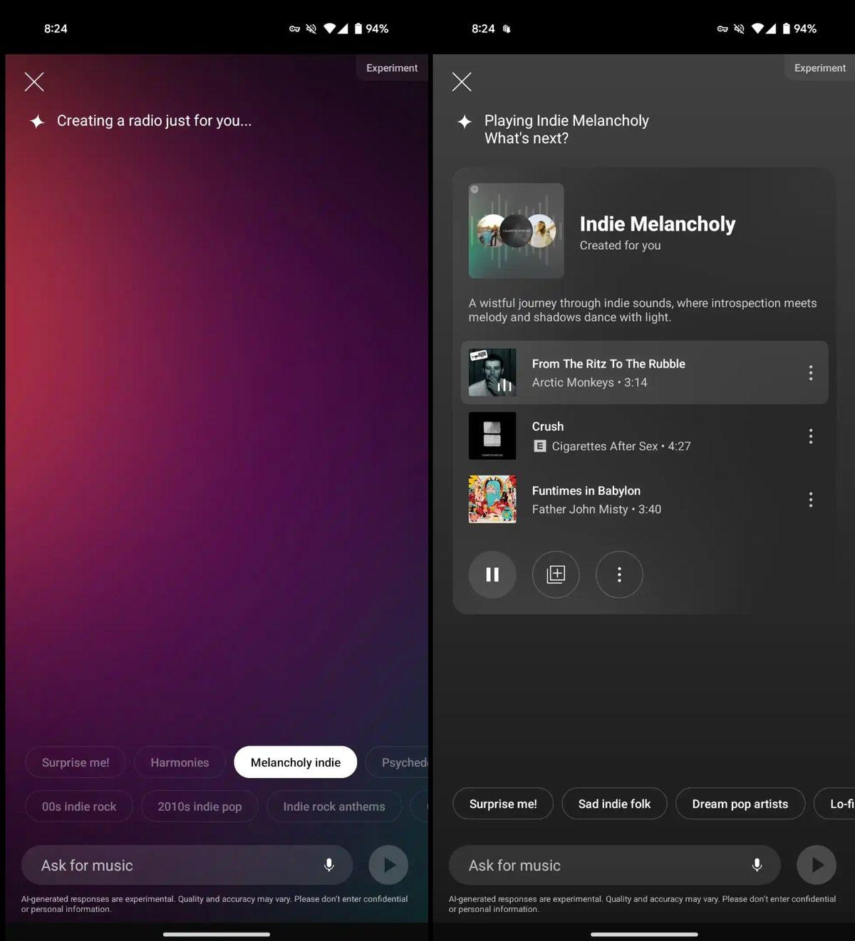 YouTube Music’e Yapay Zekâyla Size Özel Radyo Oluşturma Özelliği Geliyor