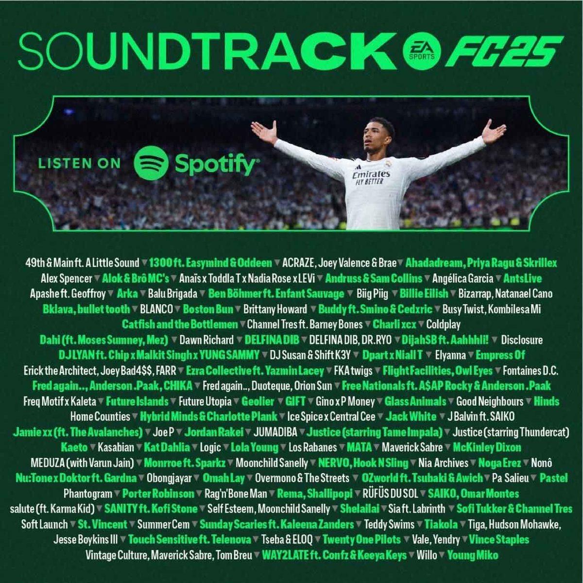 EA Sports FC 25’in Şarkıları Açıklandı: Türkiye’den Bir Sanatçı Var!