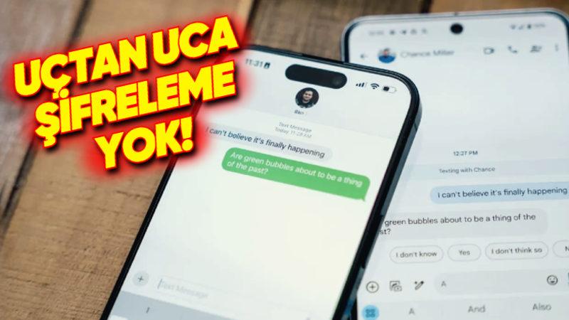 iPhone’lara RCS Mesajlaşma Özelliği Geldi... Ama Mesajlar Uçtan Uca Şifrelenmeyecek!
