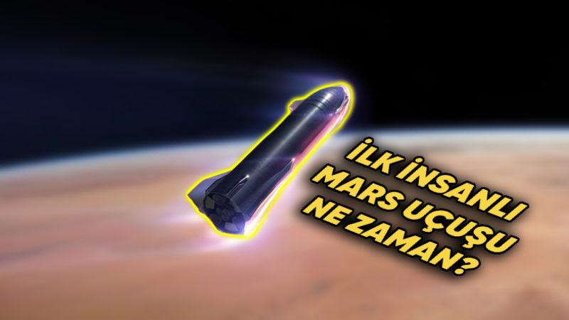Elon Musk, Mars’a İnsanlı Uçuş İçin Yeni Tarihini Açıkladı