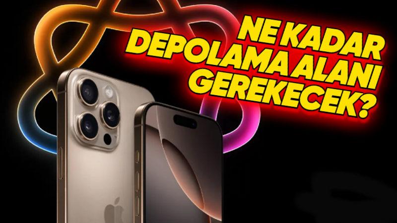 Apple Intelligence Yapay Zekâ Özelliklerinin iPhone’larda Ne Kadar Yer Kaplayacağı Açıklandı