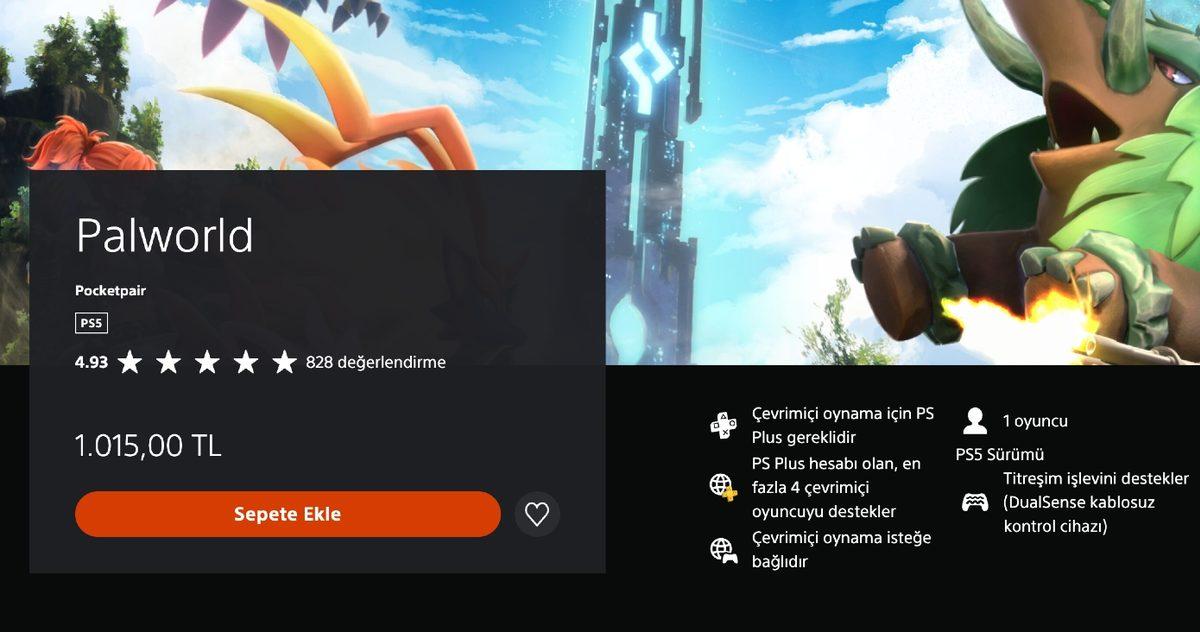 Palworld, Sürpriz Bir Şekilde PlayStation 5’e Geldi: İşte Türkiye Fiyatı