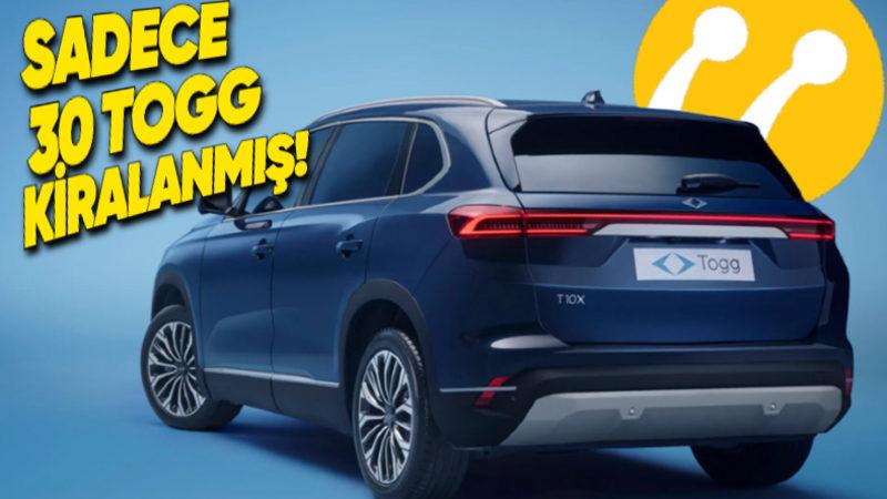Togg’un Ortağı Turkcell’in Kiraladığı 1300’den Fazla Aracın Sadece 30 Tanesinin Togg T10X Olduğu Ortaya Çıktı