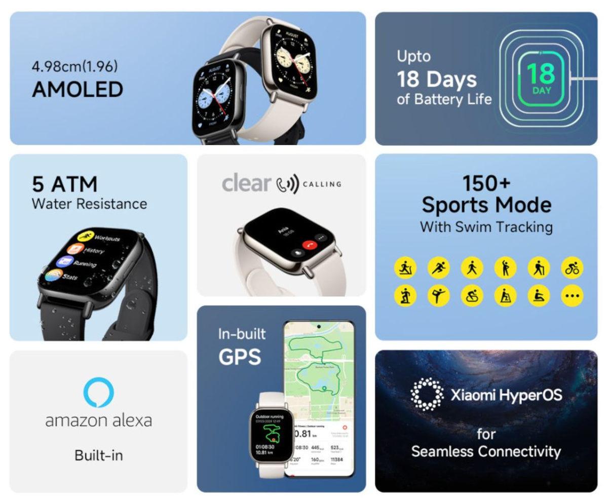 Aşırı Uygun Fiyata Üst Düzey Özellikler Sunan Apple Watch Benzeri Tasarımlı Redmi Watch 5 Lite Tanıtıldı!