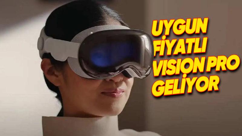 Bütçe Dostu Vision Pro’dan Yeni Bilgiler Geldi: Daha Düşük Çözünürlüklü Ekranlar Kullanılacak!
