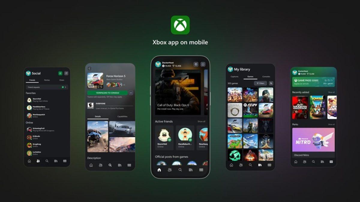 Mobil ve Masaüstünde Xbox Uygulamalarına Yepyeni Özellikler Geliyor