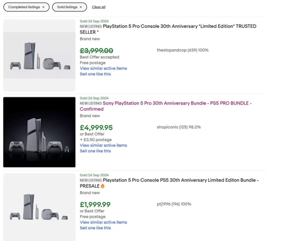 eBay, PS1 Temalı PS5 Pro ile Dolup Taştı (Araba Parasına PS5 Pro...)