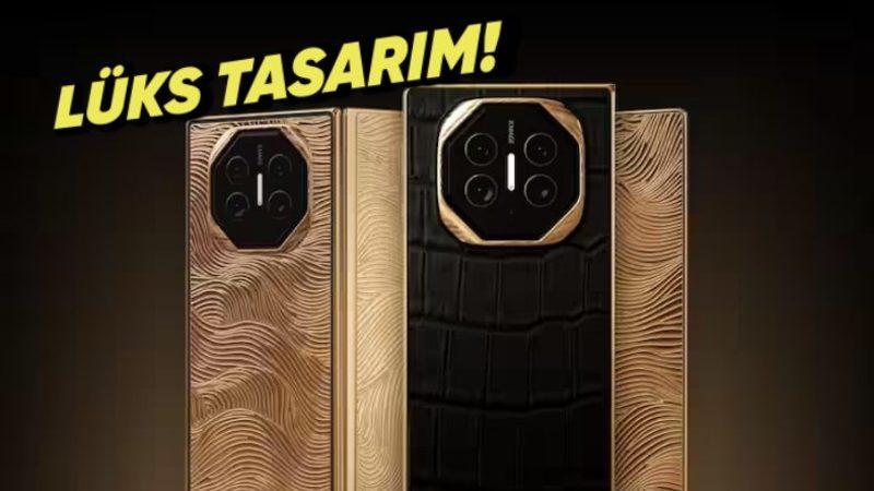 24 Ayar Altınla Kaplı Huawei Mate XT Ultimate Duyuruldu!
