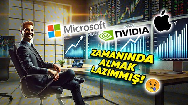 Hayal Etmesi Bedava: 10 Yıl Önce Bir Miktar Nvidia, Microsoft ve Apple Hissesi Alsak Şu An Ne Kadarımız Olurdu?