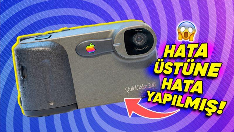 Başarılarıyla Tanıdığımız Apple, QuickTake İsimli Dijital Kamera ile Nasıl Büyük Bir Başarısızlık Elde Etti?