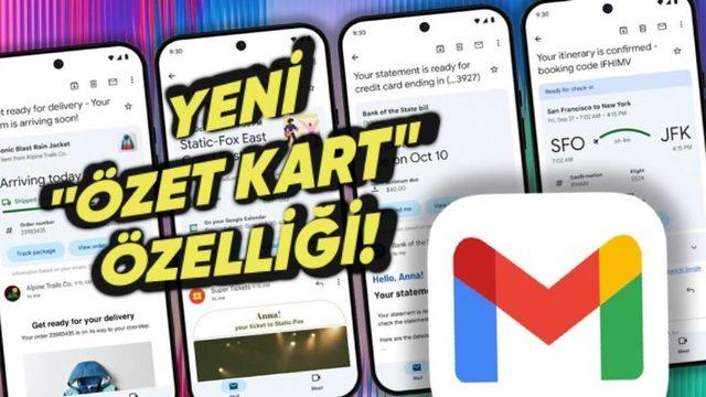 Gmail’in Yeni "Özet Kart" Özelliği ile E-Postalar Daha Verimli Yönetilebilecek