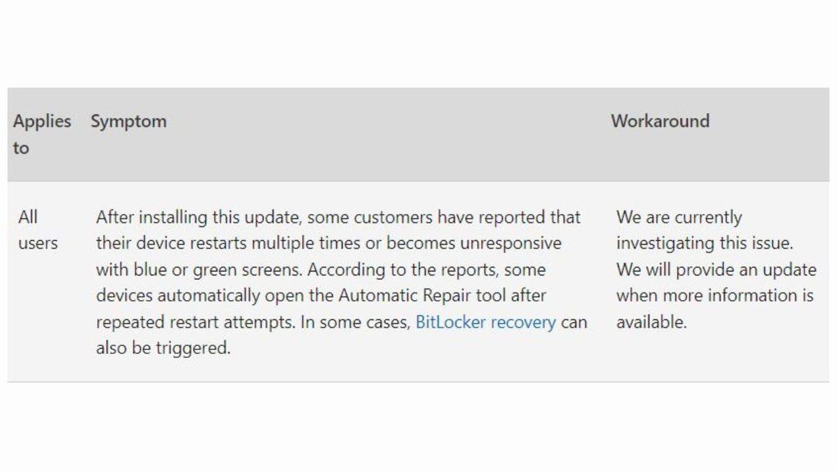 Güncelleme Krizinde Geri Adım! Microsoft, Hatalı Windows 11 Güncellemesini Geri Çekiyor