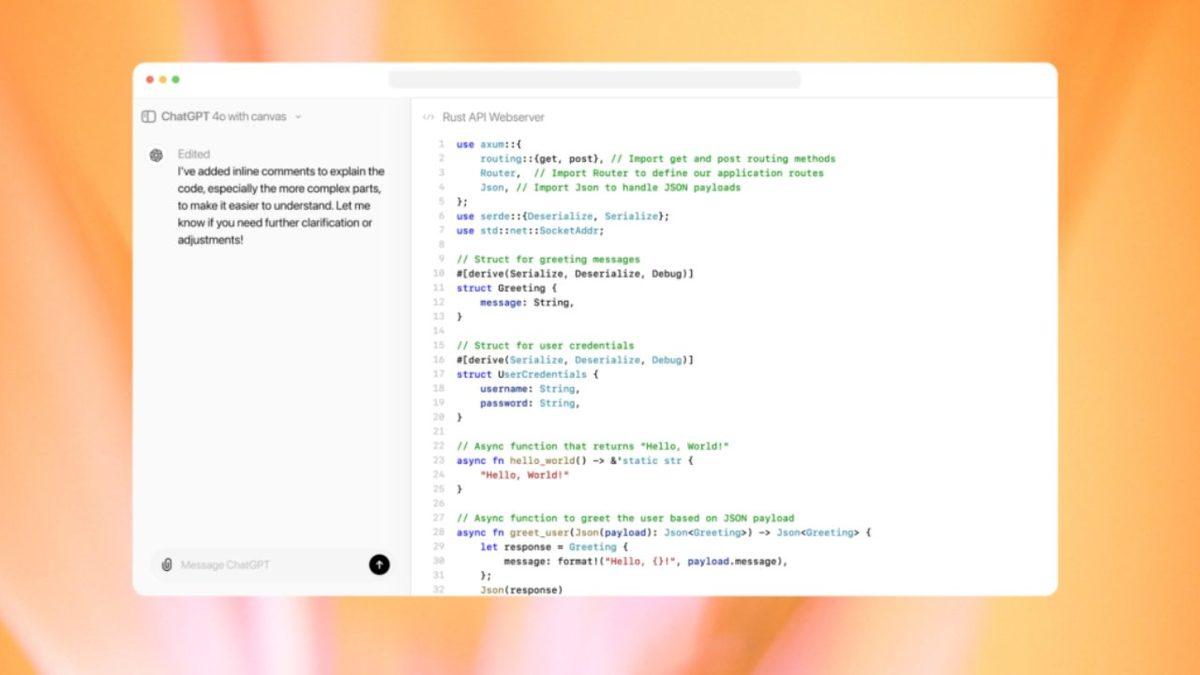 OpenAI, Kodlama Projelerine Özel Yeni 