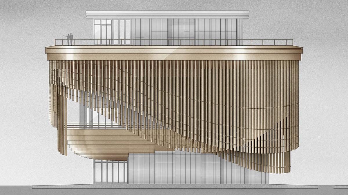 Şanghay’daki Finans Merkezinin Dış Cephesi Nasıl Oluyor da Hareket Edip Yer Değiştirebiliyor?