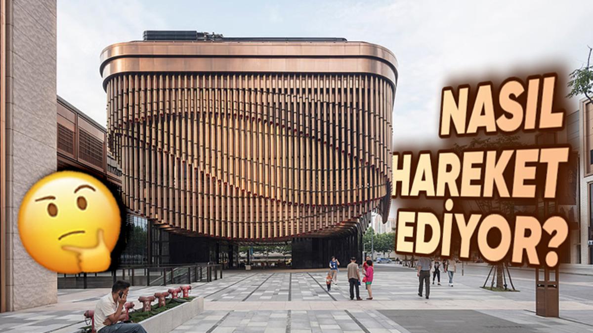 Şanghay’daki Finans Merkezinin Dış Cephesi Nasıl Oluyor da Hareket Edip Yer Değiştirebiliyor?
