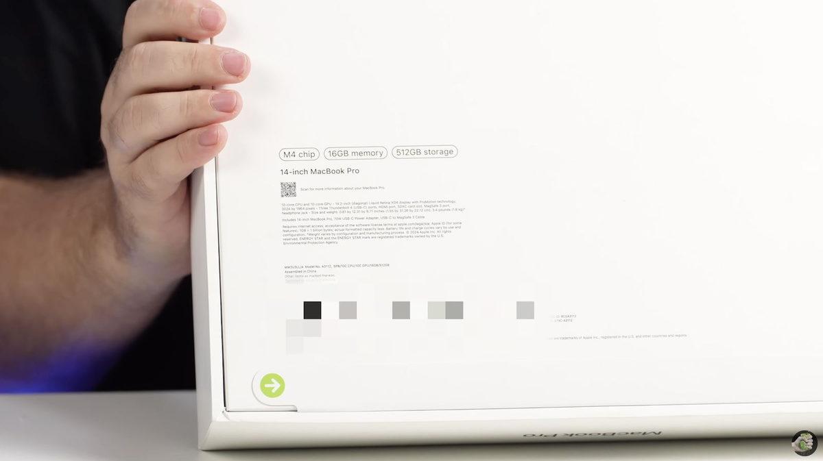 M4 İşlemcili MacBook Pro, Tanıtılmasına Haftalar Kala Ele Geçirildi: Kutu Açılışı Videosu Paylaşıldı [Video]