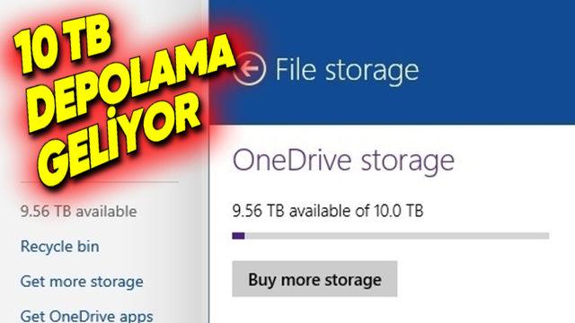 Microsoft, OneDrive’ın Maksimum Depolama Alanını Artırıyor: 10 TB’a Kadar Çıkacak!