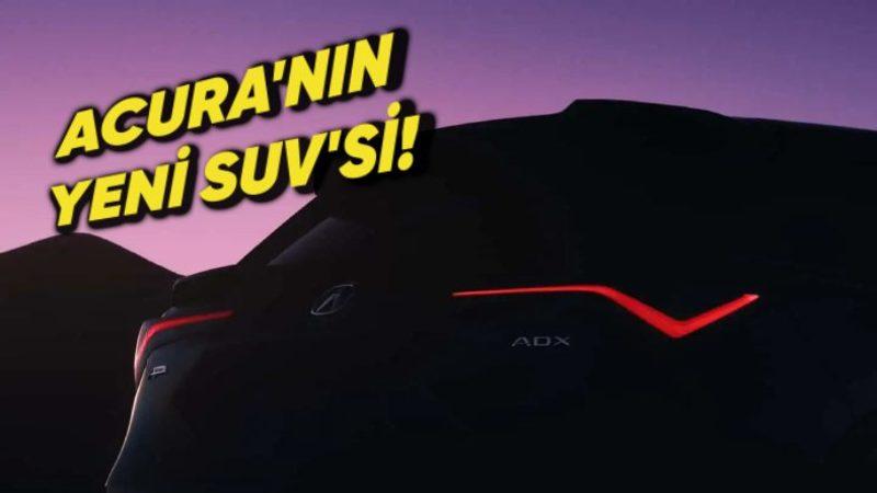 Acura’nın Yeni SUV’si ADX’ten İlk Teaser Görselleri Ortaya Çıktı!
