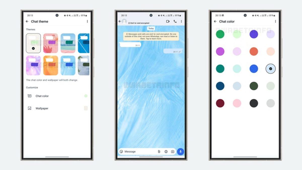 WhatsApp’a Tema Seçenekleri Geliyor: Artık Konuşmaları Kişiselleştirebileceğiz!
