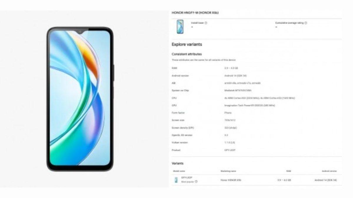 Yeni Honor X5b, Google Play Console’da Görüntülendi: Detaylar Belli Oldu