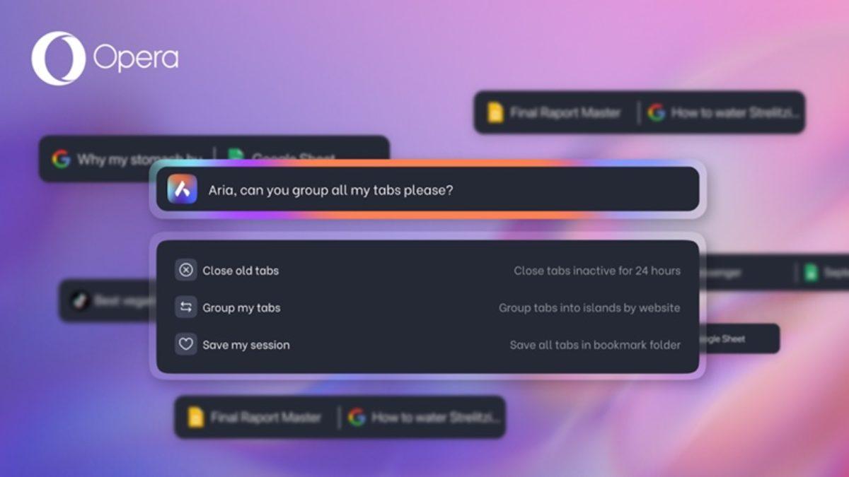 Opera’ya Yapay Zekâ Destekli Yeni Bir Özellik Geliyor: Komutlarla İşlem Yaptırmak Artık Mümkün!