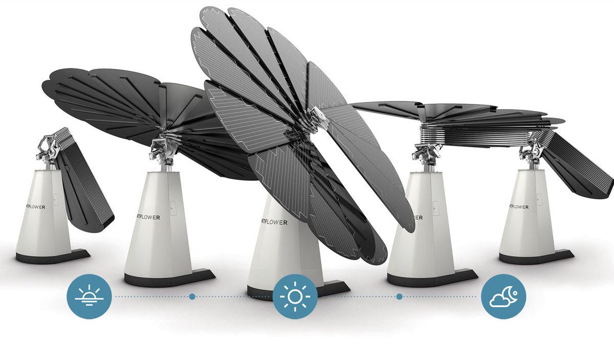 Ay Çiçeklerini Örnek Alan Yüksek Teknolojili Güneş Paneli Smarflower’ın Kendine Hayran Bırakan Teknolojisi (Yeşil Enerji ve Estetiği Birleştirmiş!)