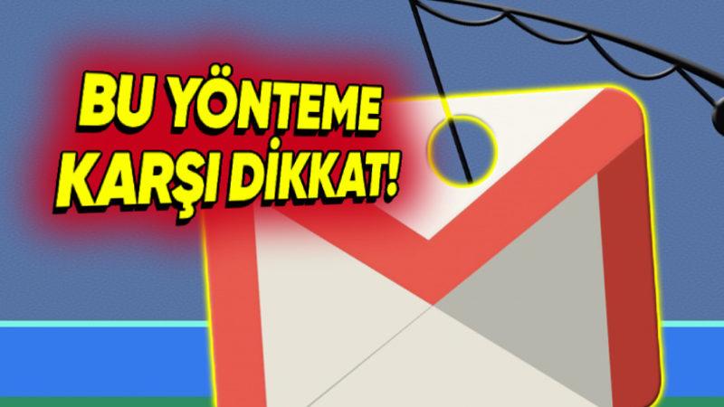 Yeni Bir Gmail Dolandırıcılık Yöntemi Giderek Yaygınlaşıyor: İşte Dikkat Etmeniz Gerekenler!