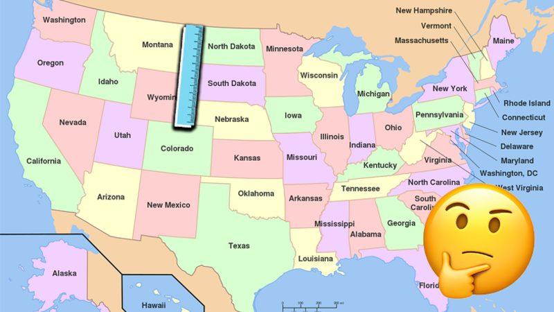 ABD Eyaletlerinin Sınırları Neden Bazı Ülke Sınırlarının Aksine Cetvelle Çizilmiş Gibi Dümdüzdür?