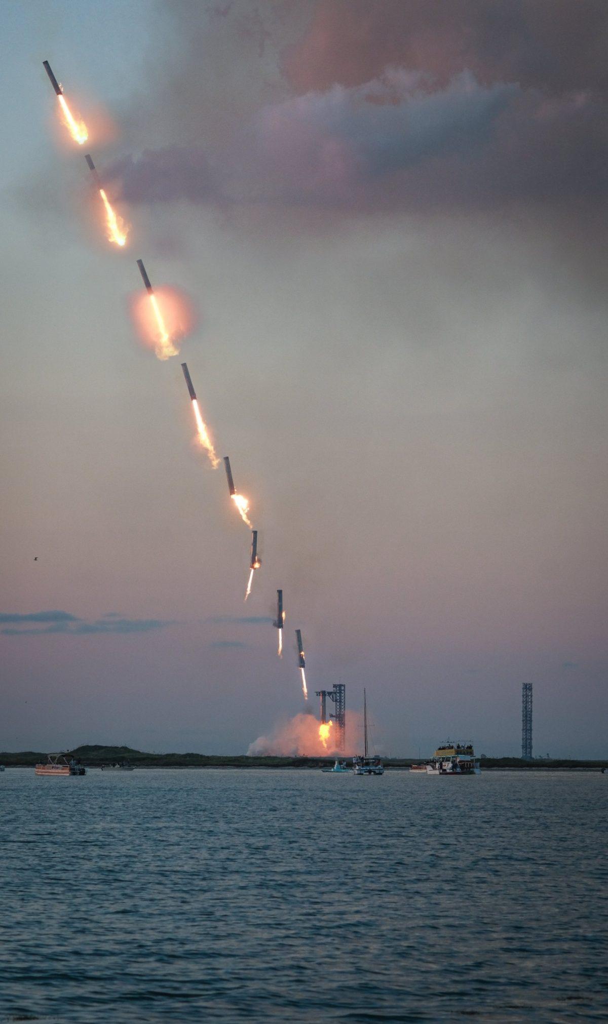 SpaceX’in Havada Gökdelen Büyüklüğünde Roket Yakaladığı Starship Fırlatmasının Ağzınızı Açık Bırakacak Yeni Görüntüleri Paylaşıldı [Video]