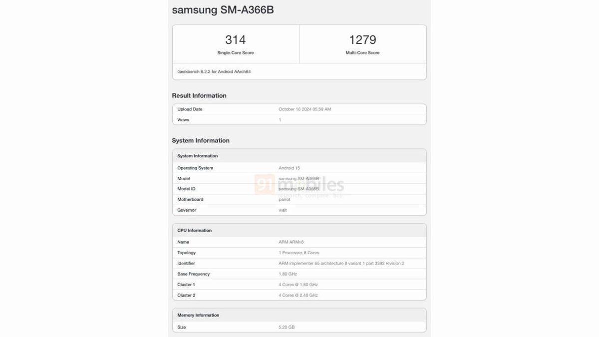 Samsung Galaxy A36 5G’nin Teknik Özellikleri Sızdı! (Hangi Yenilikler Bekleniyor?)