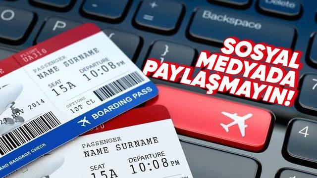 Uçak Biletlerindeki Harflerin ve Rakamların Anlamları Ne? Sosyal Medyada Biletinizi Paylaşmamanızı Gerektiren Bilgiler de İçeriyor!