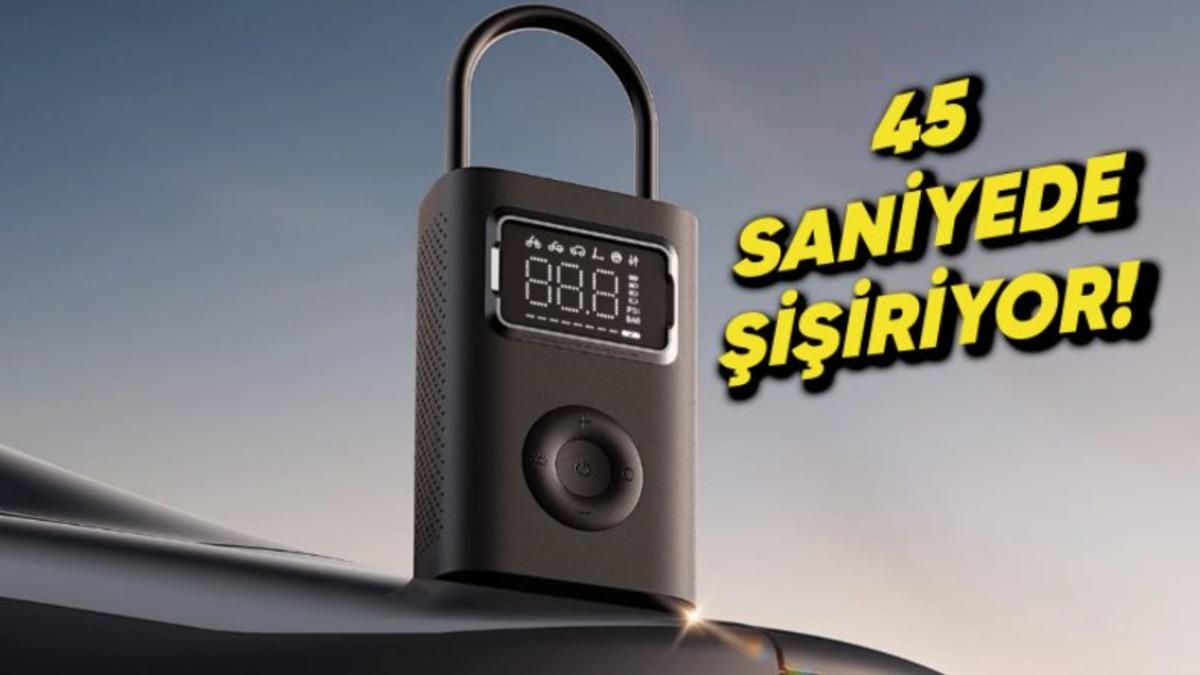 Xiaomi’den Saniyeler İçinde Lastik Şişirebileceğiniz Portable Electric Air Compressor 2 Pro Geliyor (45 Saniyede Araba Lastiği Şişiriyor!)