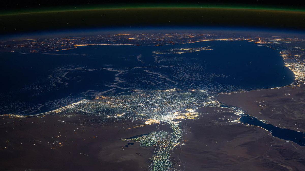 Uluslararası Uzay İstasyonu’ndaki Astronottan Türkiye ve Mısır’ın Yer Aldığı 