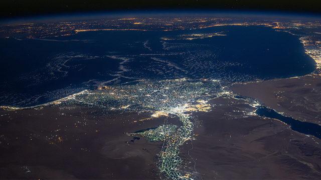 Uluslararası Uzay İstasyonu’ndaki Astronottan Türkiye ve Mısır’ın Yer Aldığı "Al Duvara As" Dedirten Fotoğraf