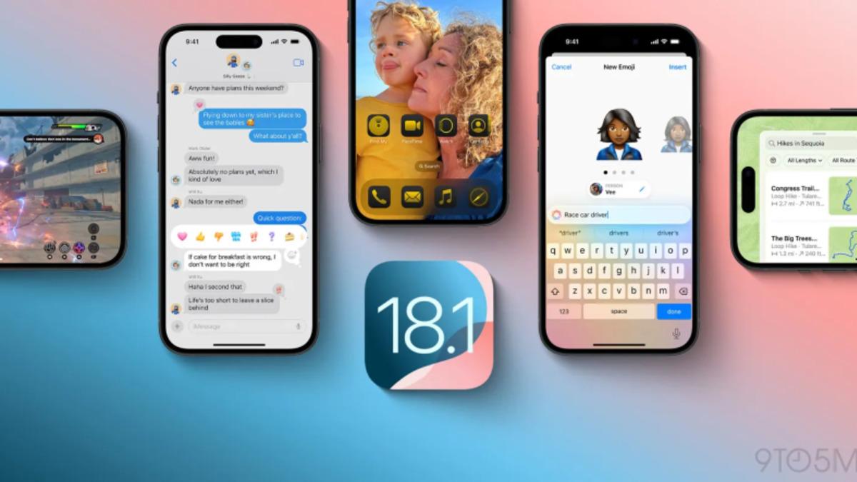 Apple, iOS 18.1 RC, iPadOS 18.1 RC, macOS 15.1 RC, visionOS 2.1 RC, tvOS 18.1 RC ve watchOS 11.1 RC’yi Geliştiriciler İçin Yayımladı: Nasıl İndirebilirsiniz?