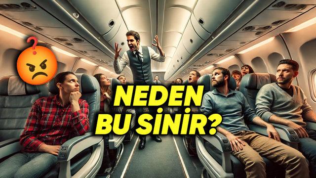 Bazı Yolcular Neden Uçakta Sinir Küpüne Dönüşüyor? Basit Bir Gerginlikten Çok Daha Ötesi Var!