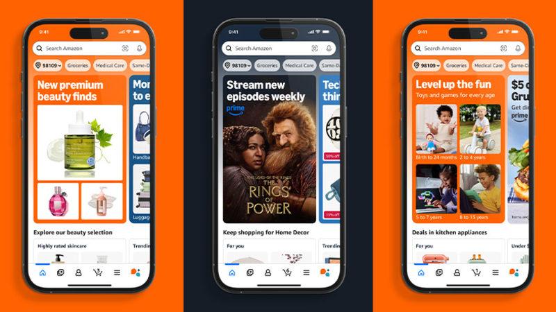 Amazon Mobil Uygulamasının Tasarımı Yenilendi: Daha Kişiselleştirilmiş Bir Deneyim Sunulacak