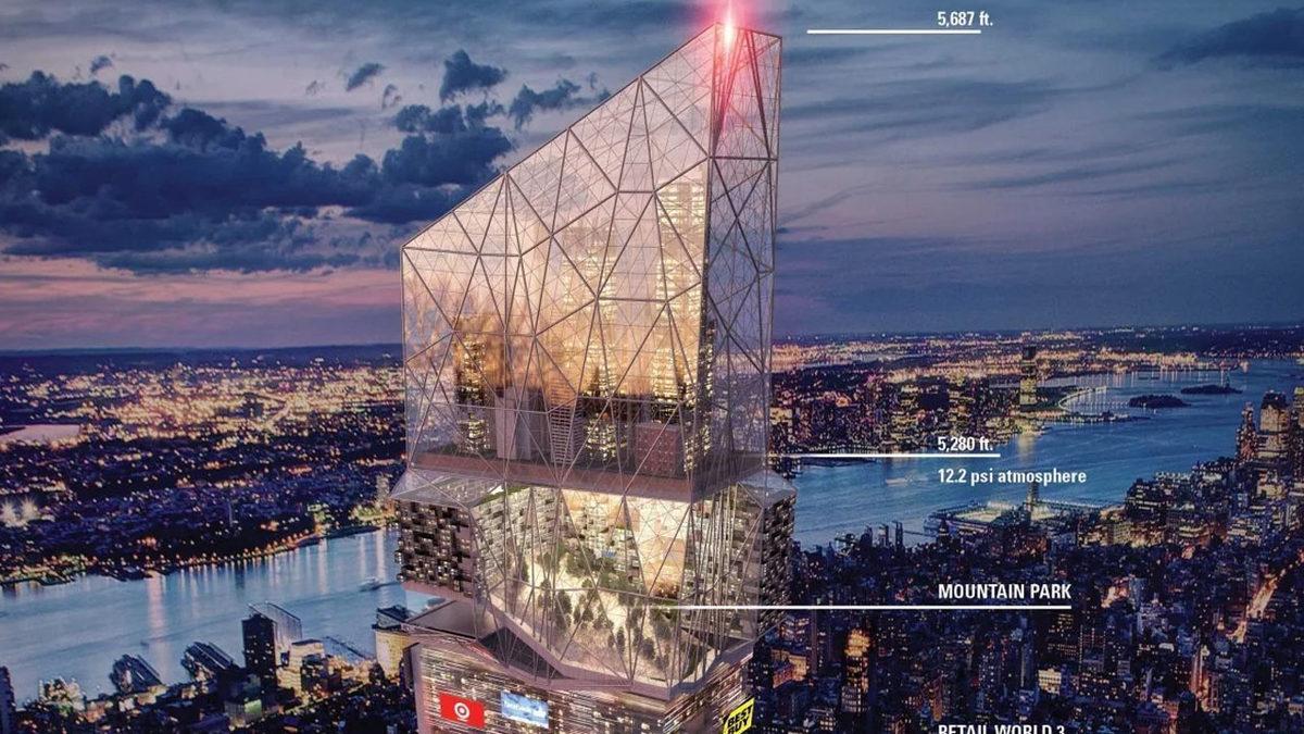 Âdeta Dikey Bir Şehir Olan, Bugüne Kadar Önerilmiş En Cesur Gökdelen Projesi: Times Squared 3015 (Kendi Kendine Yetebiliyor!)