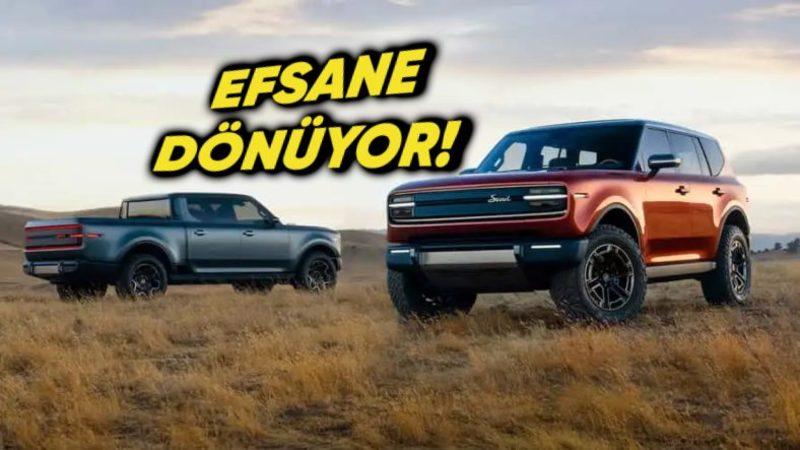 Efsane Amerikan Otomobil Markası Scout, 44 Yıl Sonra Geri Döndü: İşte Tasarımına Hayran Kalacağını SUV ve Pick Up Konseptleri